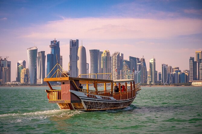 City Tour In Doha || Souq Waqif || Courniche || The Pearl,Katara - The Corniche and West Bay from the vehicle
