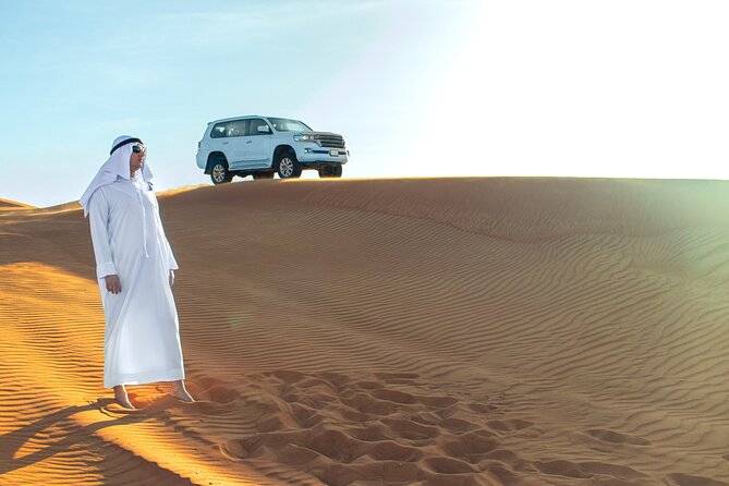 Combo Doha City and Desert Safari Tour Qatar - National Museum of Qatar and the desert rose design