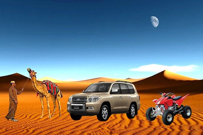 Desert Combo safari, Camel ride, Quad Bike and Dune Bashing(ALL INCLUSIVE) - Key points to know before you book