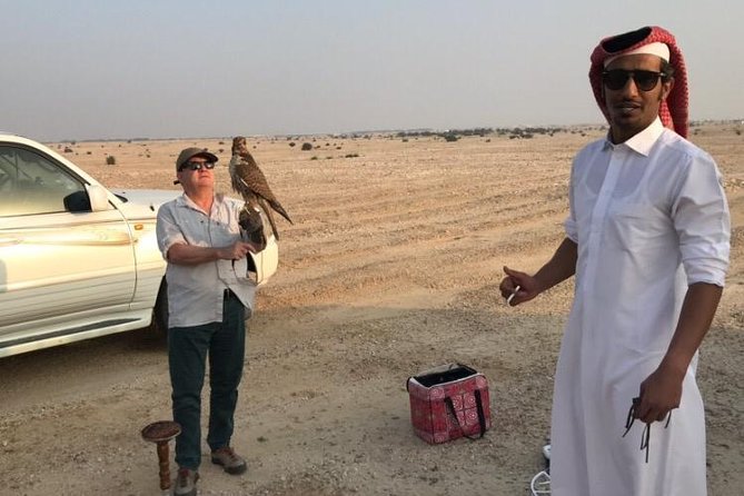 Desert Safari Adventure 4 hours from Doha with Pickup - Sunset beside the Inland Sea