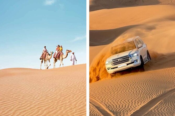 Desert Safari Combo: Camel Ride, Sandboarding & Inland Sea Visit - A short camel ride at the desert gate
