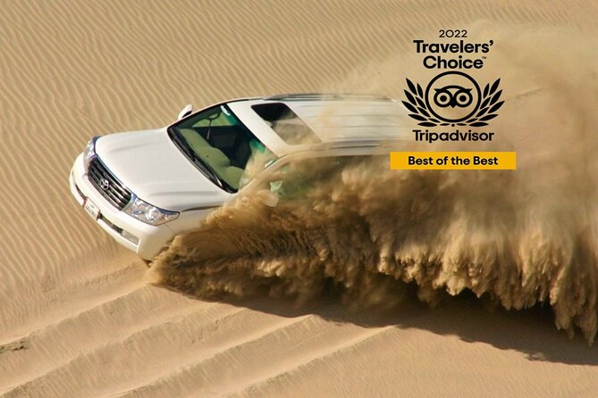 Desert safari, Dune bashing, sandboarding, camel, ATV Option - Sandboarding down the dunes