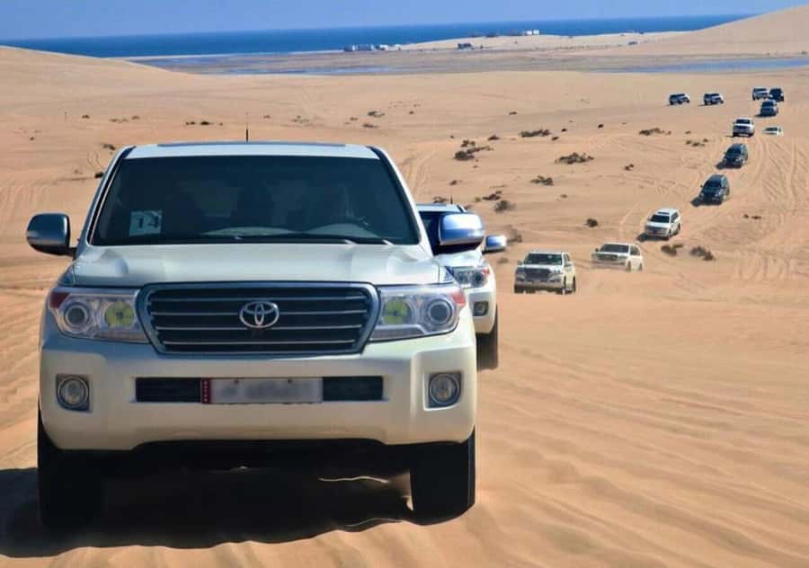 Desert Safari, Dunes Ride, Sand Boarding & Inland Sea Tour - Four hours from Doha to the open desert