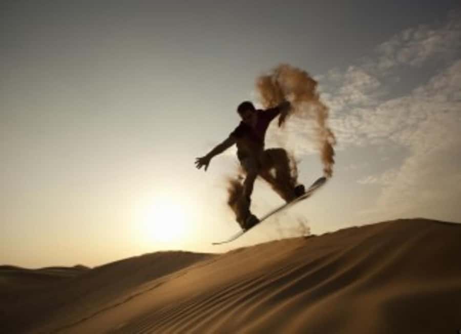 Desert Safari, Quad Bike, Camel Ride, Falcon & Sandboarding - What $52 buys you