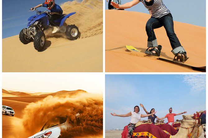 Desert Safari, Quad Bike, Sandboarding and Camel Ride - Key points to know before booking