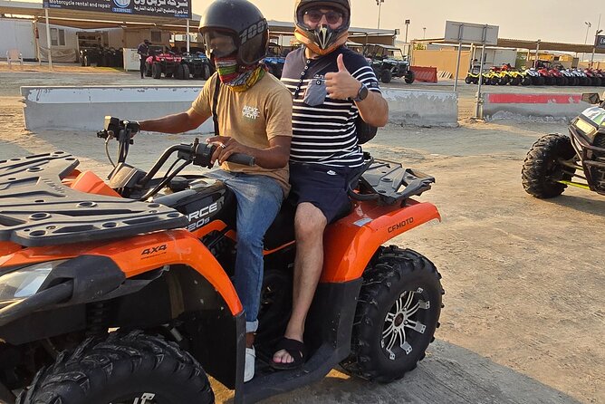 Desert Safari, Quad Bike, Sandboarding and Camel Ride - Sealine Beach, where the paved road ends