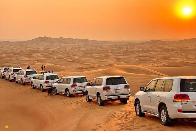 Desert Safari with Quad Bike Camel ride ,SandBoarding ,InalndSea - Key points at a glance