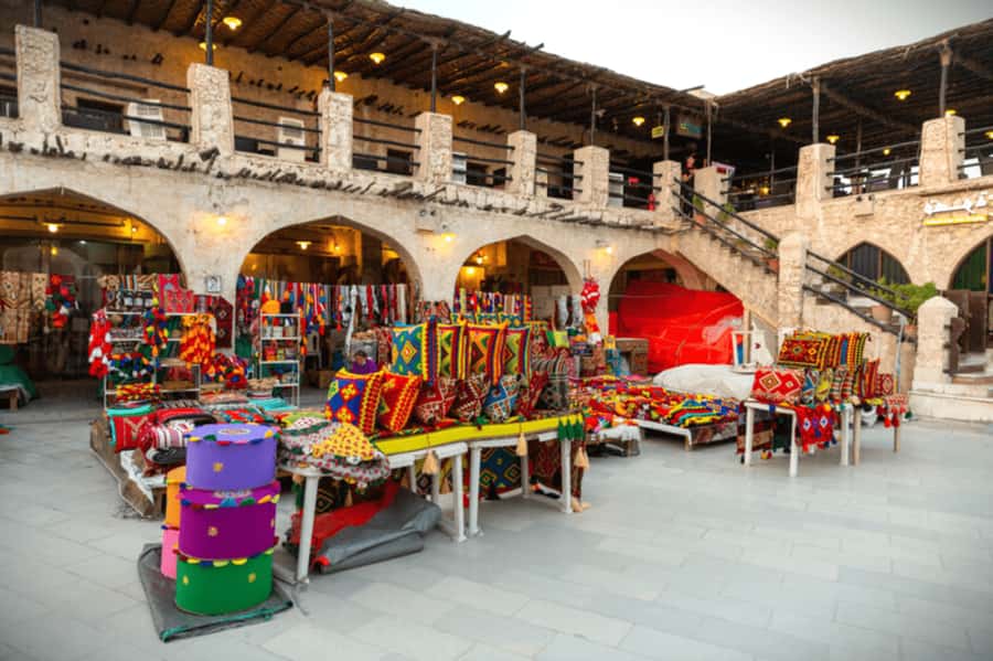Doha: 4 Hrs City Highlights Tour & Dhow Cruise - Souq Waqif is the heart of the visit