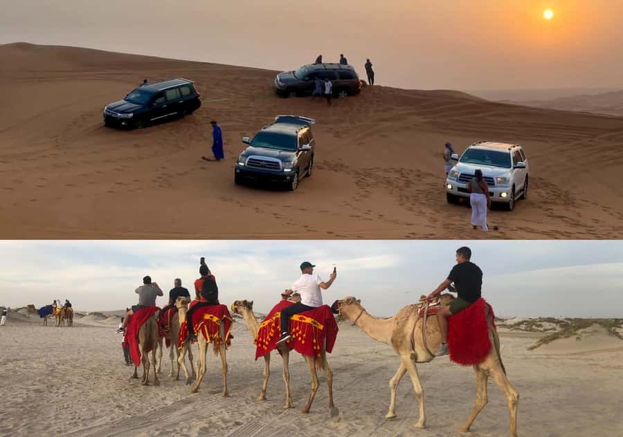 Doha Activities: Desert Safari, Dune Bashing & Inland Sea - From Doha streets to open sand