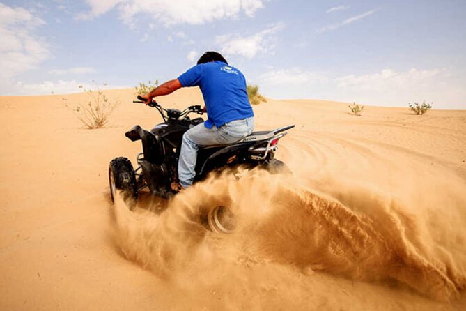 Doha ATV Quad Bike Adventure in the Middle of Desert Qatar - Sealine Beach and the camel stop