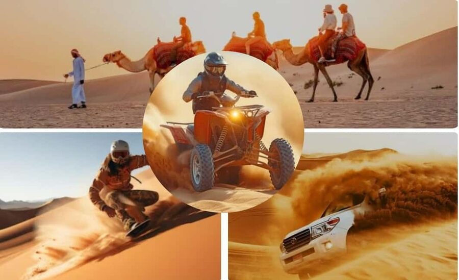 Doha: ATV, Quad or Buggy, Dune Bashing, Camel & Sandboarding - From Doha hotels to Qatar’s open desert