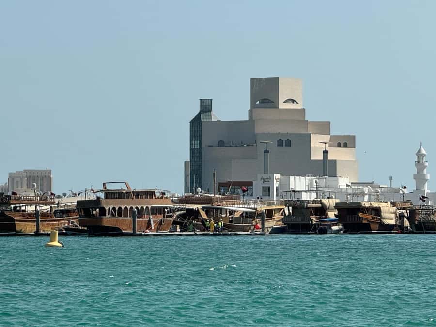 Doha City Attraction & Dhow Boat Ride (Doha Panoramic Tour) - West Bay shows Doha’s modern face