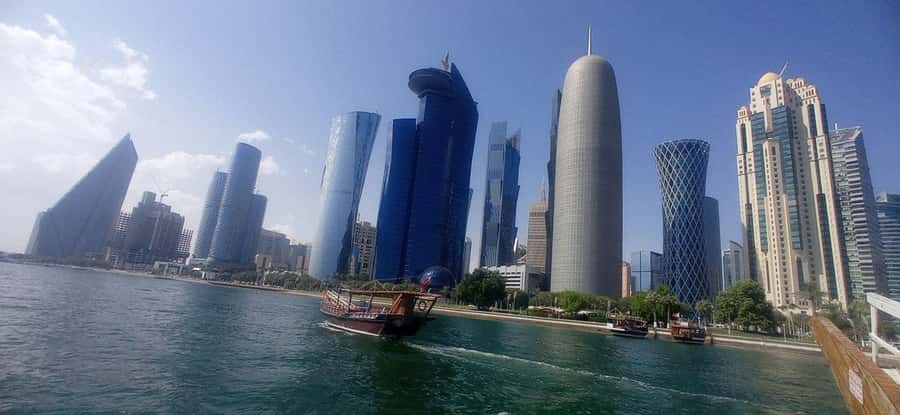 Doha: City Guided Tour with Dhow Boat Ride Private Tour - The Pearl-Qatar and Qanat Quartier