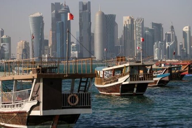 Doha City Tour and Dhow Cruise Ride (Private Tour) - Reading Doha’s skyline in West Bay