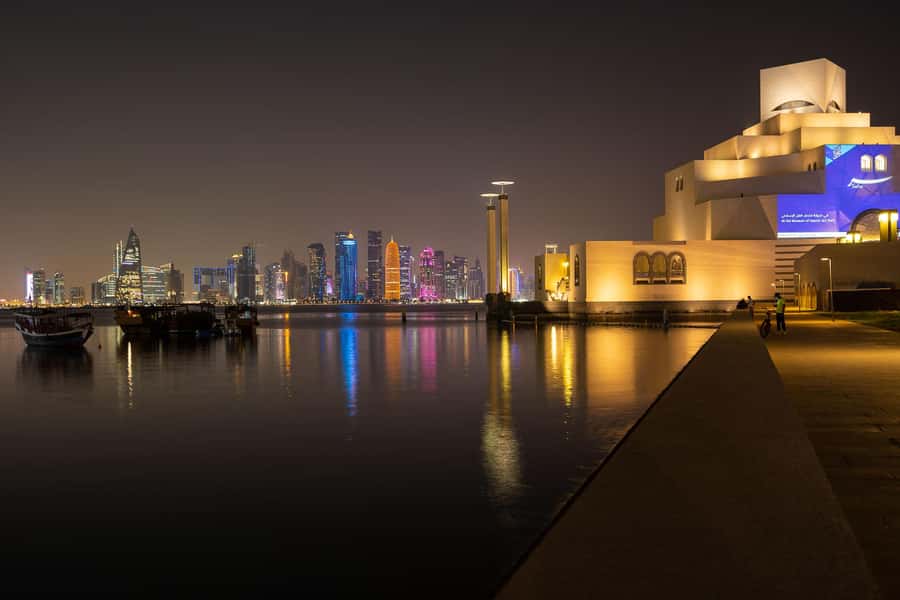 Doha City Tour from Doha Port Cruise Ship Terminal - West Bay and the Corniche Skyline