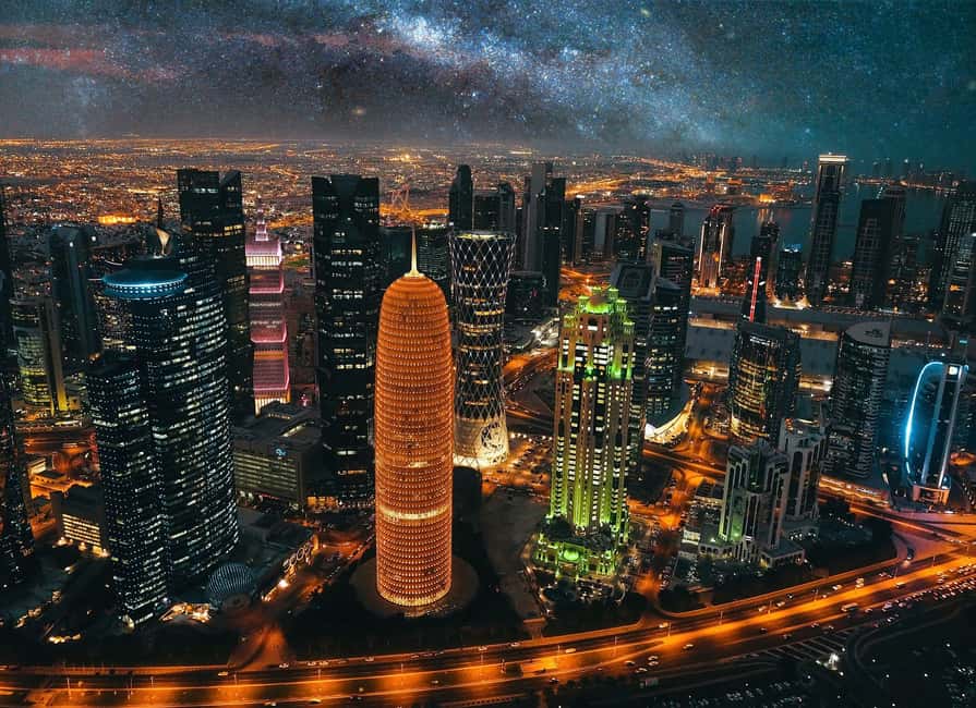 Doha: City Tour with Airport or Hotel Pick-up/Drop-off - The Corniche and Dhow Harbour: Doha from the water’s edge