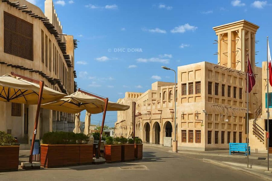 Doha: City Tour with Traditional Dhow Boat Riding Tour - Katara Cultural Village, with an hour to walk