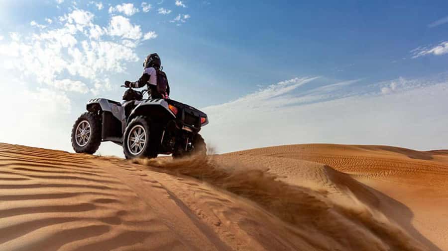 Doha: Combo Private Tour of Desert Safari with ATV Ride - Dune bashing: thrilling, loud, and not gentle