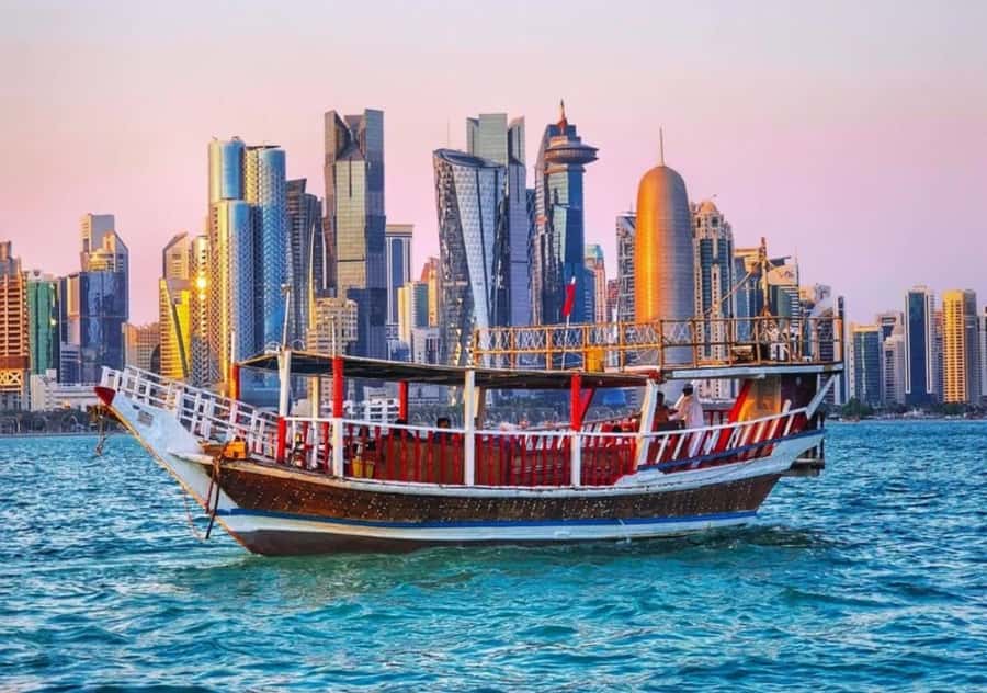 Doha Delights: City Exploration & Traditional Dhow Cruise - The Corniche, West Bay, and The Pearl-Qatar