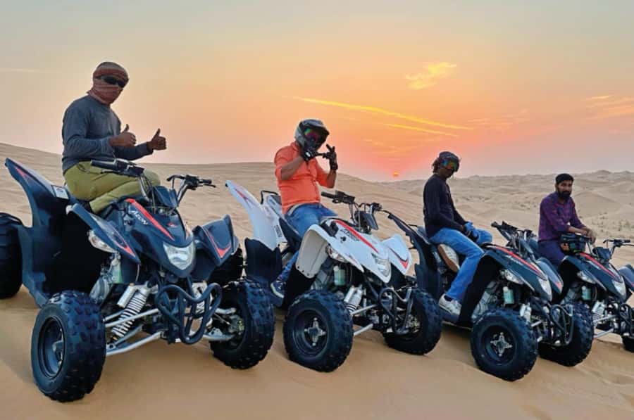 Doha: Desert All Activities ATV Quad Bike, Dune Bashing - Mesaieed dunes: sandboarding and open views