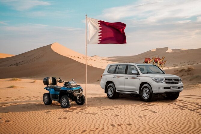 Doha Desert Quad Bike adventure with group, and Sand dune Driving - Key points before you book