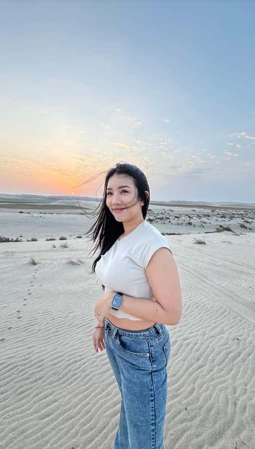 Doha: Desert Safari, Adventure, Sandboarding and Camel Ride - Sandboarding on soft golden dunes