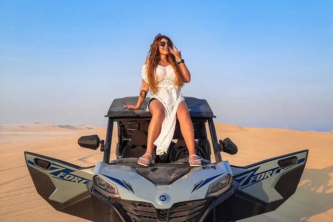 Doha Desert Safari Camel Ride Dune Bashing and ATV Bike - Sandboarding and extra desert photo stops