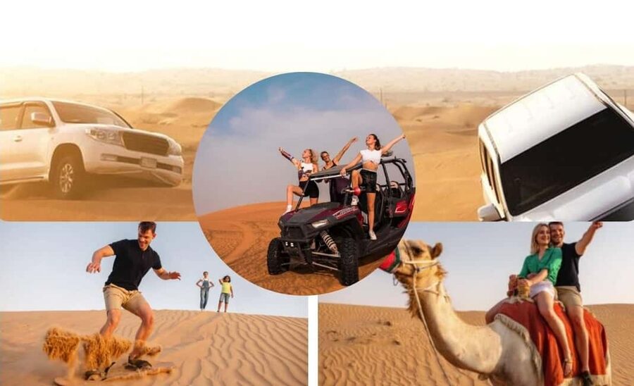 Doha: Desert Safari, Camel Ride, Dune Bashing & Inland Sea - Dune bashing across the golden sand