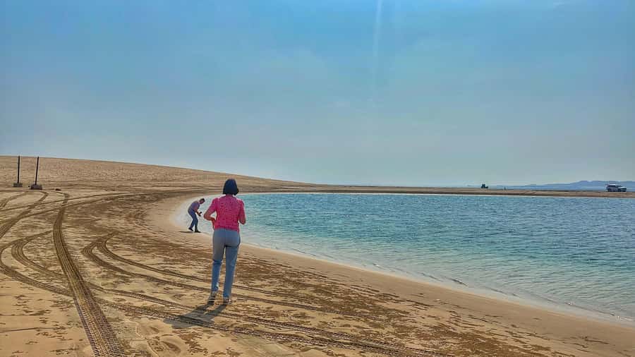 Doha: Desert Safari, Dune Bashing, Inland Sea With Transfers - The camel stop lasts about 20 minutes