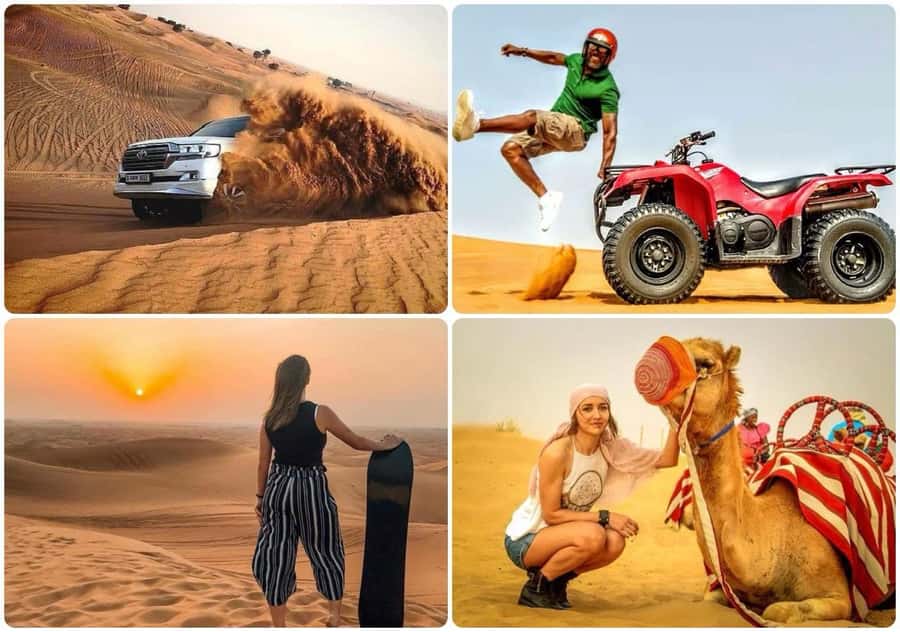 Doha: Desert Safari, Quad Bike, Camel Ride & Inland Sea Tour - The first dunes, quad biking, and photo stops