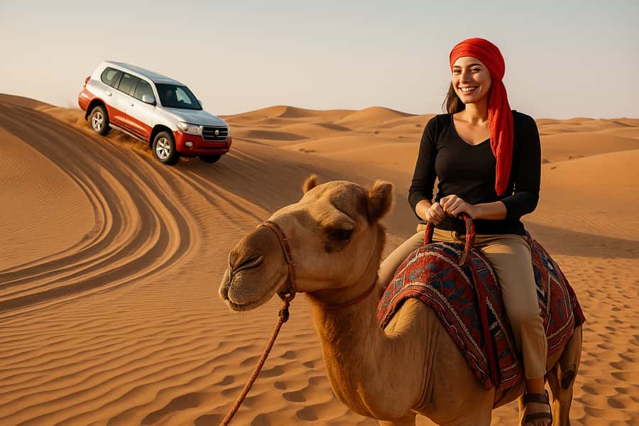 Doha: Desert Safari, Quad Biking, Sand Boarding & Camel Ride - Key points at a glance