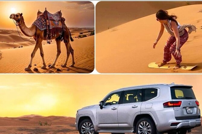"Doha Desert : Safari, Sandboarding, Camel Ride & Inland Sea" - Key points to know before booking