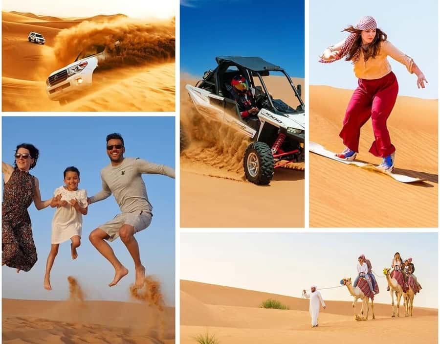 Doha:Desert Safari with Camel Ride, ATV Bike,& Sand Boarding - Four desert activities in one Doha outing