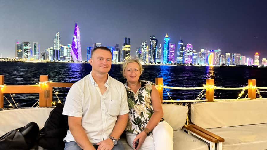 Doha: Doha city tour & Dhow boat cruise (4 or 8 hrs option) - The Pearl-Qatar: polished marinas and modern comfort