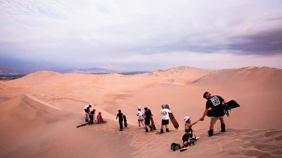 Doha: Dune Bashing Safari, Falcon, Camel, ATV, Sandboarding - Dune bashing across Qatar’s high dunes