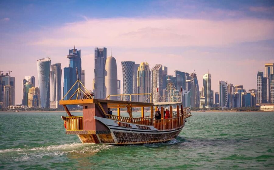 Doha: Evening Dhow Cruise with Box Park, Corniche & Pearl - Why Doha looks better from a dhow