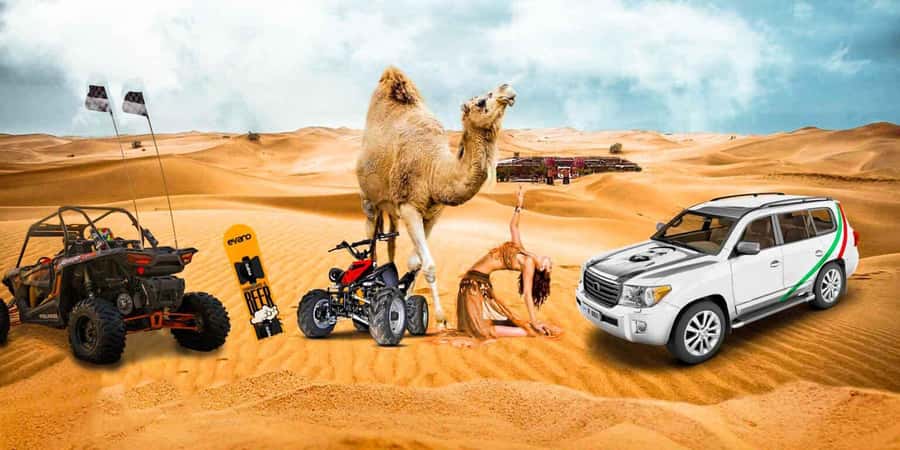 Doha : Full day Combo Tour to Doha City And Desert Safari - The Pearl-Qatar, modern waterfront living