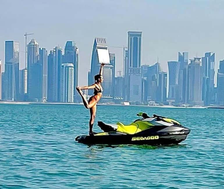 Doha: Guided Jet Ski Tour with Iconic Views - Riding past Katara Cultural Village