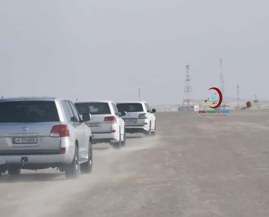 Doha: Half Day Desert Safari From Airport/Hotel/Cruise Port - Sandboarding on warm golden slopes