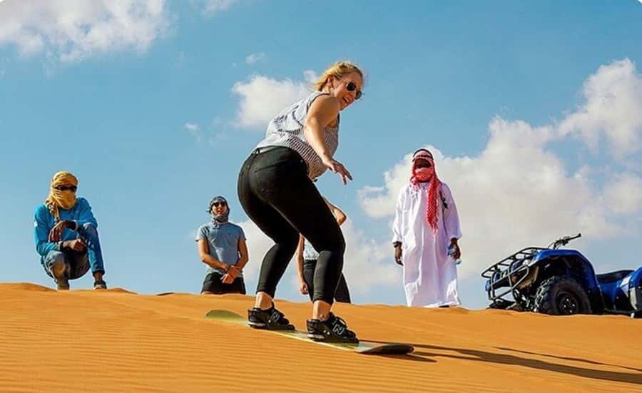 Doha : Inland Sea Desert Safari ,Camel Ride & Sandboarding - Guides who shape the experience