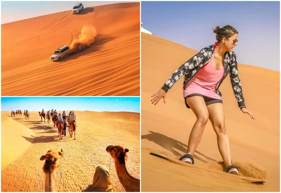 Doha: Inland Sea Desert Safari with Sunset & Sunrise Views - Reaching Khor Al Adaid, where sand meets salt water