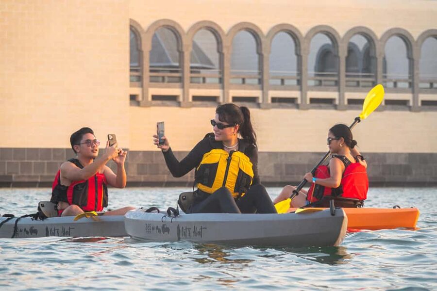 Doha: Kayaking or Paddleboarding at MIA Park - Kayak or Pedal-Powered SUP?