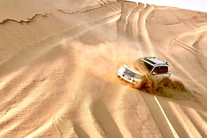 Doha Layover Desert Safari, Camel Ride, Sand Boarding, Inland Sea - Leaving Doha for Qatar’s open desert