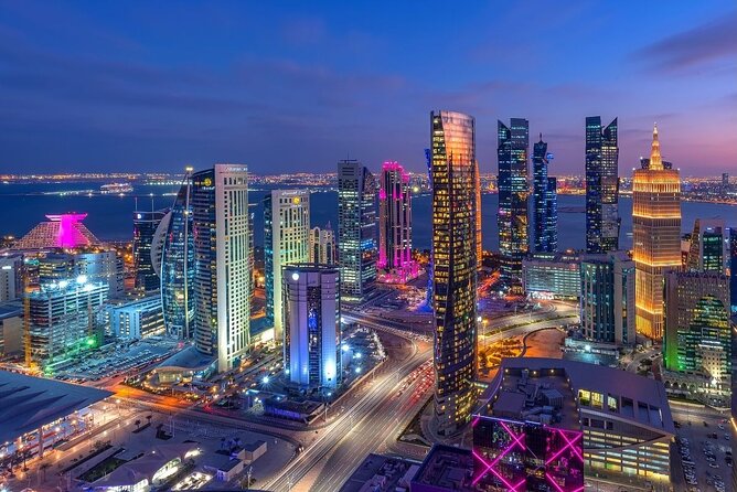 Doha Night City Tour,Souq waqif, Katara, Pearl Qatar,Lusail City - Katara Cultural Village: impressive buildings, limited evening time
