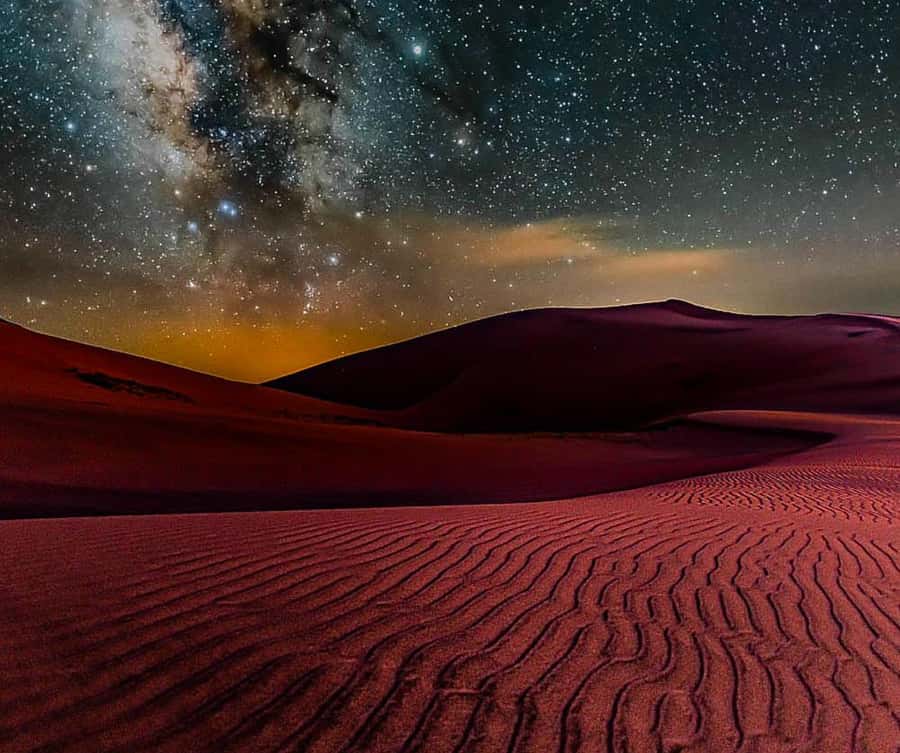 Doha Night Desert Safari Stargazing And Camel Ride - Sunset colors, moonlight, and the return to the water