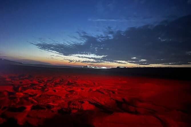 Doha Night Desert Safari Stargazing Camel Ride and Dune Bashing - Sandboarding and the first burst of speed