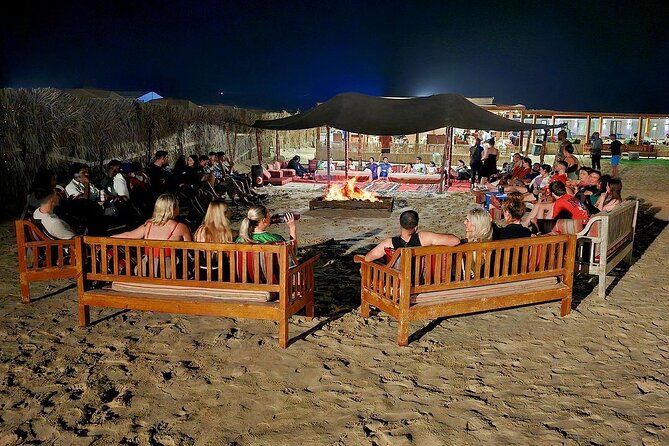 Doha Night Desert Safari Stargazing Dune Drive Camel Ride - The Inland Sea and the Saudi border setting