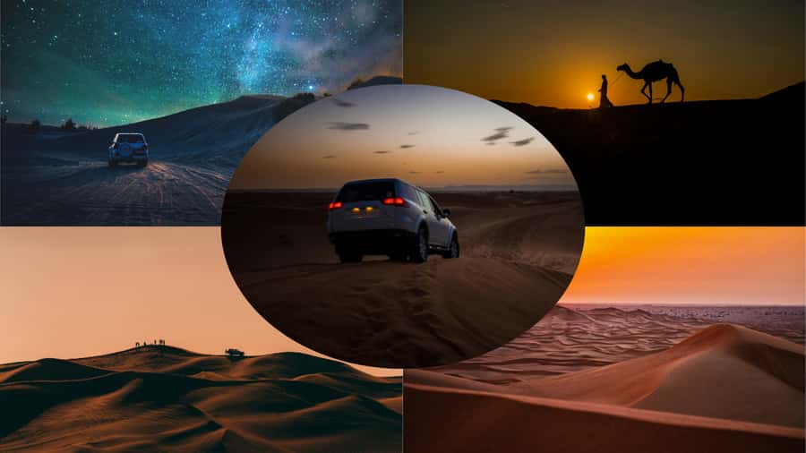 Doha: Night Desert Safari With Stargazing and Inland Sea - Sandboarding from the higher dunes