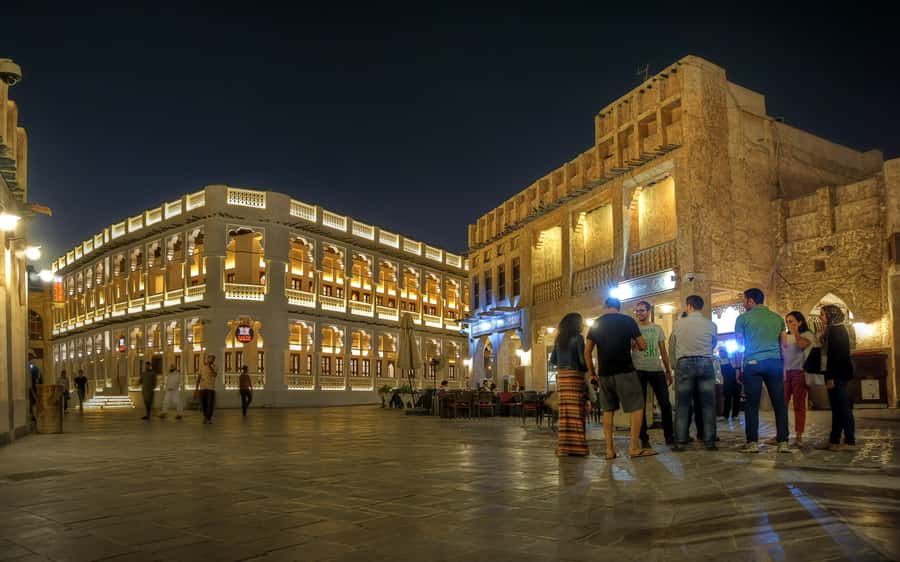 Doha Night Tour & Dhow Boat Cruise with Transfers - Katara Cultural Village in a short walk