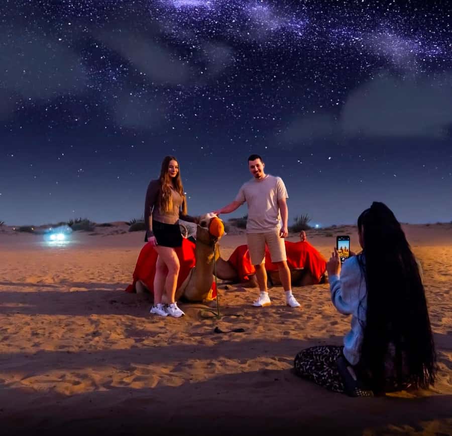 Doha: Nighttime Desert Safari with Dune Bashing & Camel Ride - What the $24 price really covers